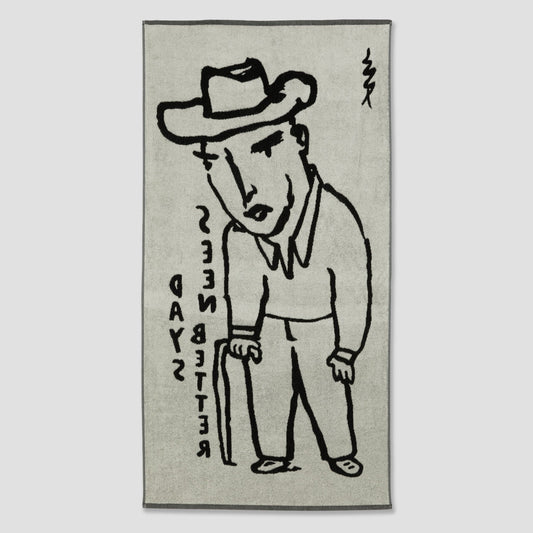 Polar Seen Better Days Towel Black