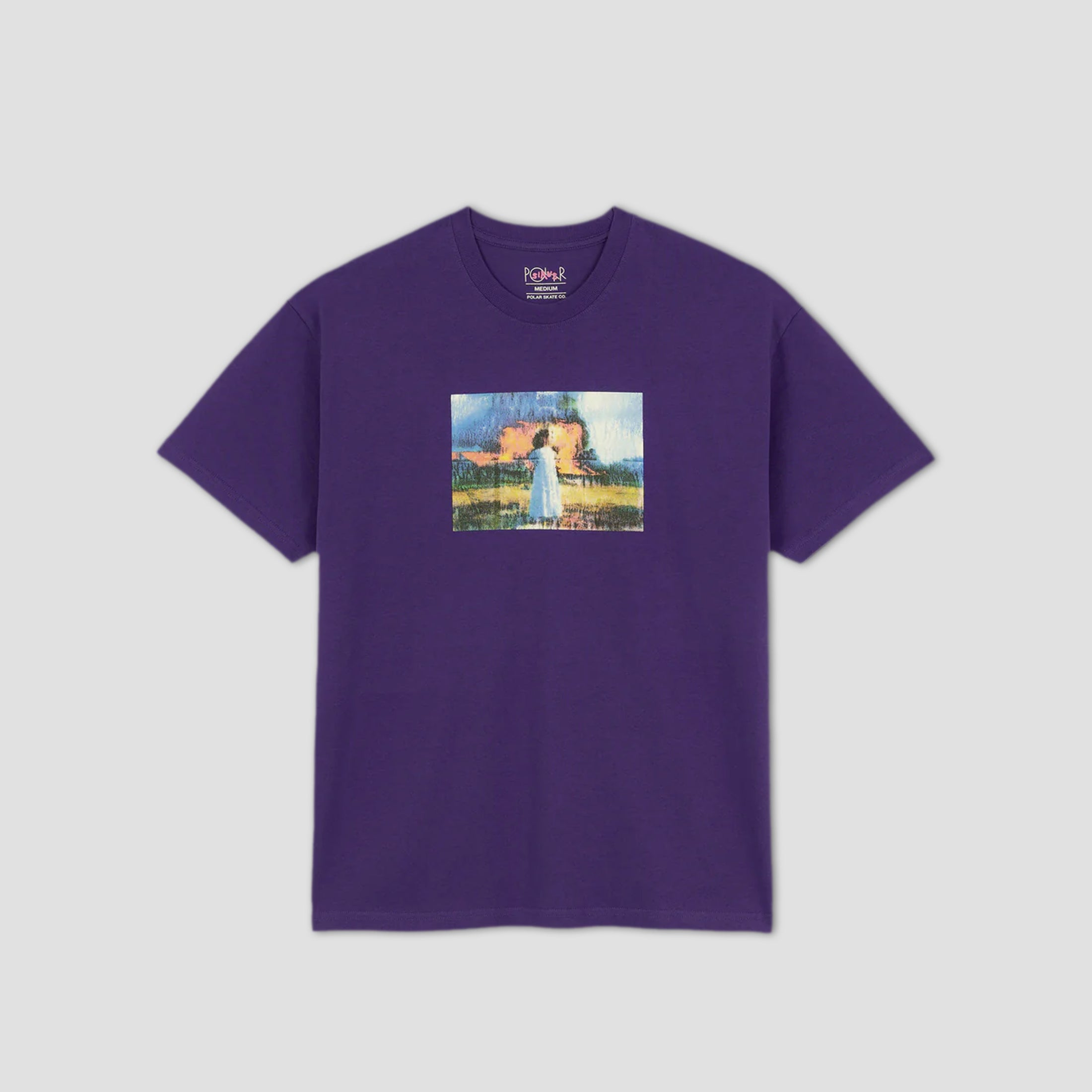 Polar Burning World T-Shirt Purple