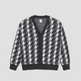 Load image into Gallery viewer, Polar Louis Cardigan Houndstooth Grey
