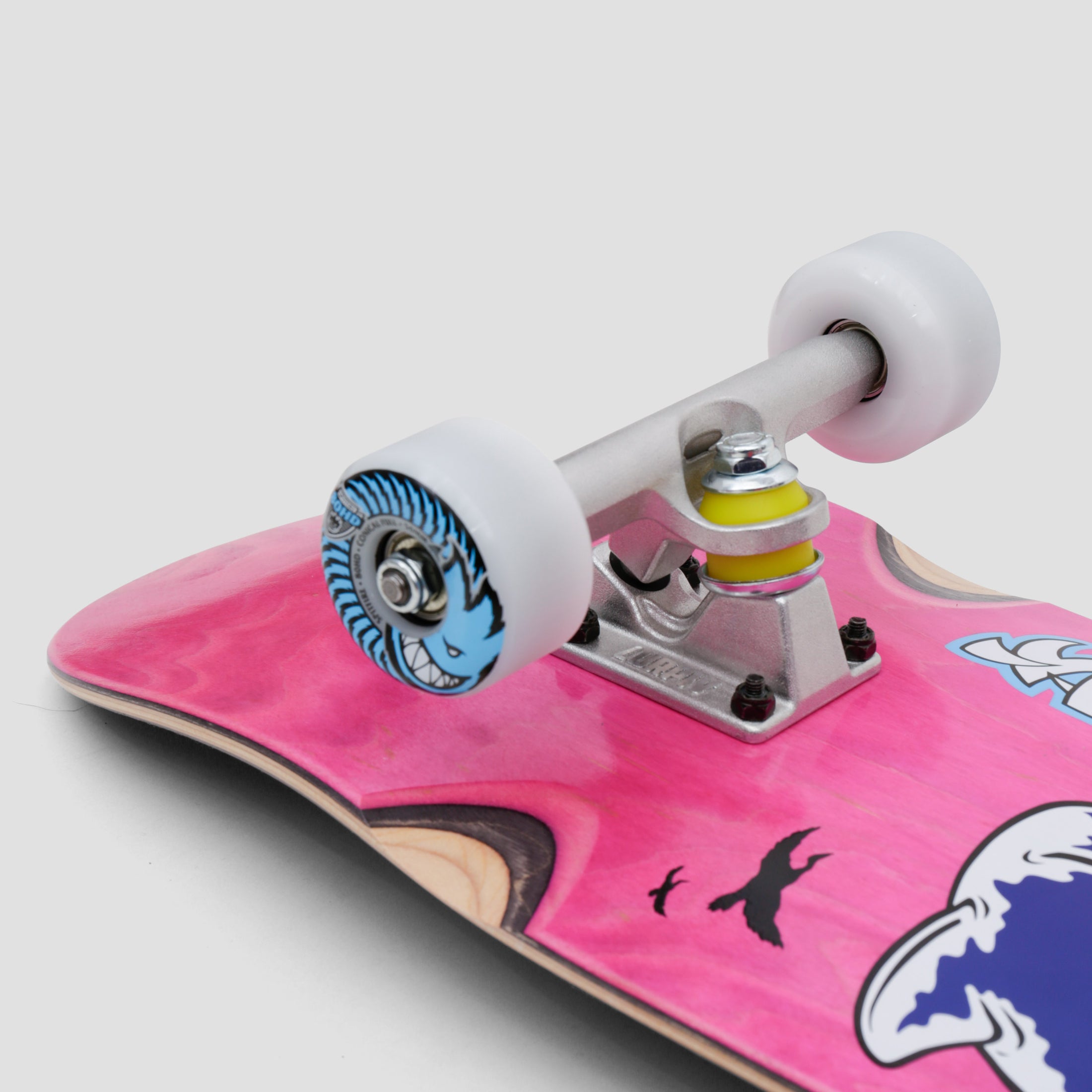 Polar 8.625 P9 Shape Shin Sanbongi Mt. Fuji Wheel Wells Complete Cruiser Skateboard Pink
