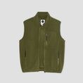 Load image into Gallery viewer, Polar Basic Fleece Vest Army Green
