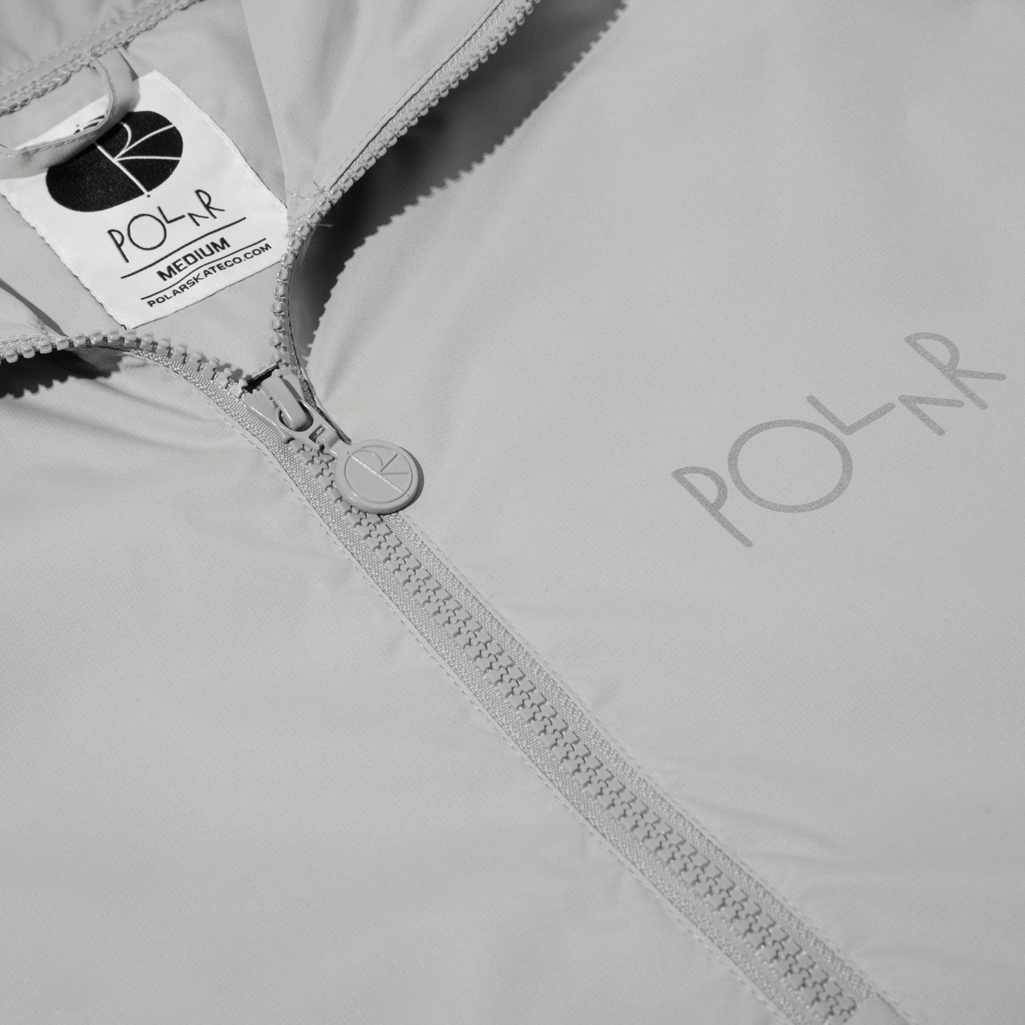 Polar Packable Anorak Jacket Silver