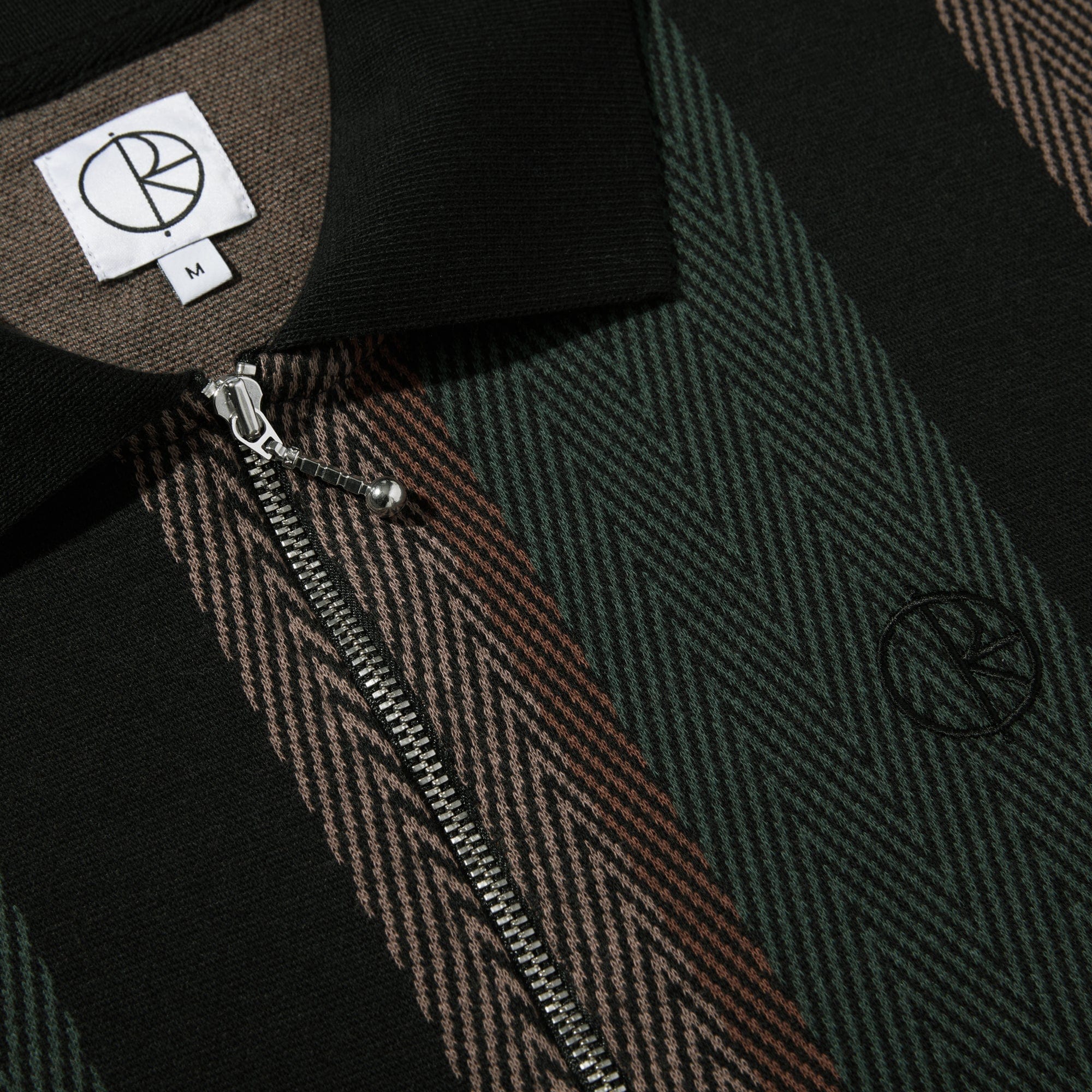 Polar Jacques Polo Shirt Black / Salmon