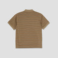 Load image into Gallery viewer, Polar Stripe Polo Shirt Camel
