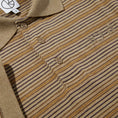 Load image into Gallery viewer, Polar Stripe Polo Shirt Camel
