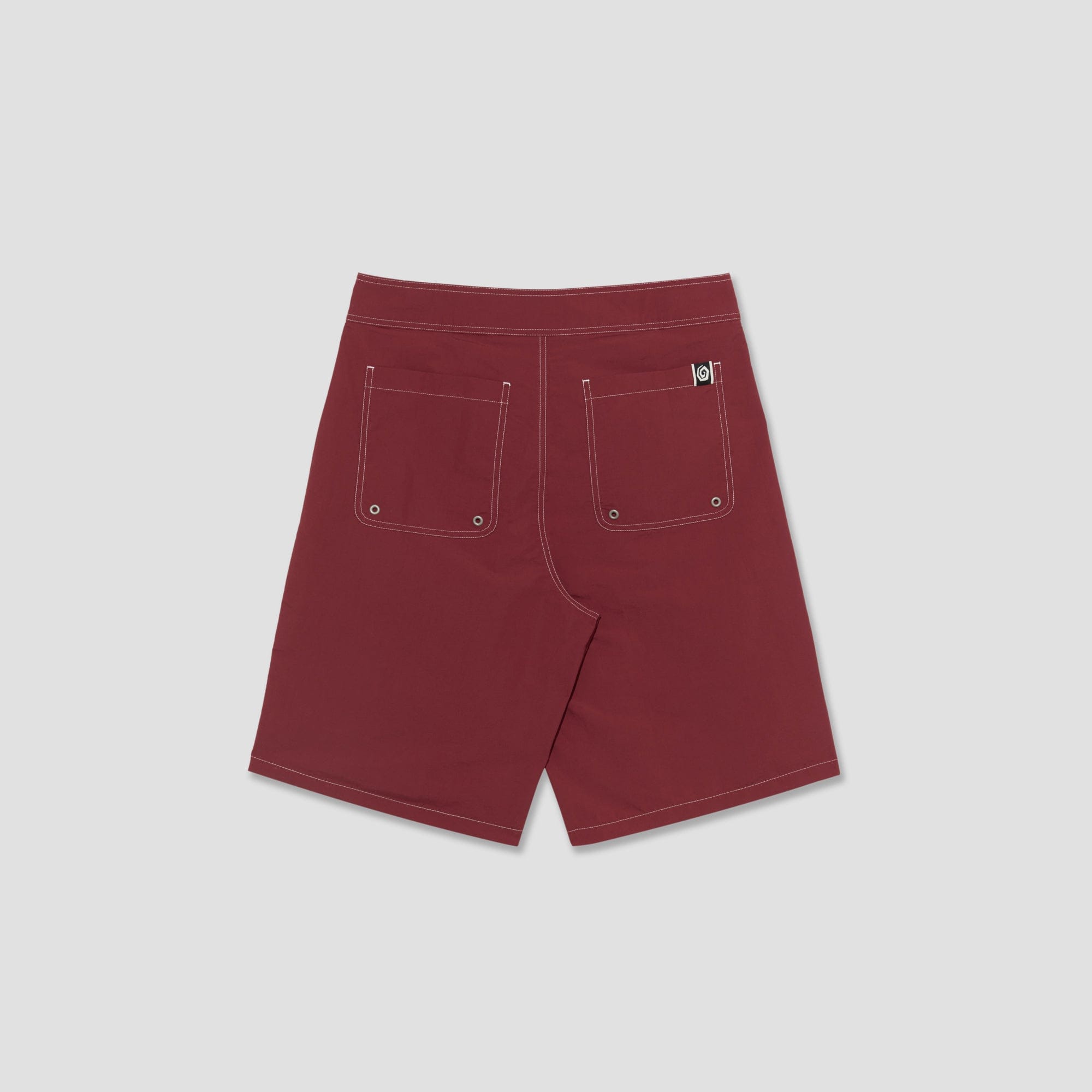 Polar Spiral Surf Swim Shorts Dark Red