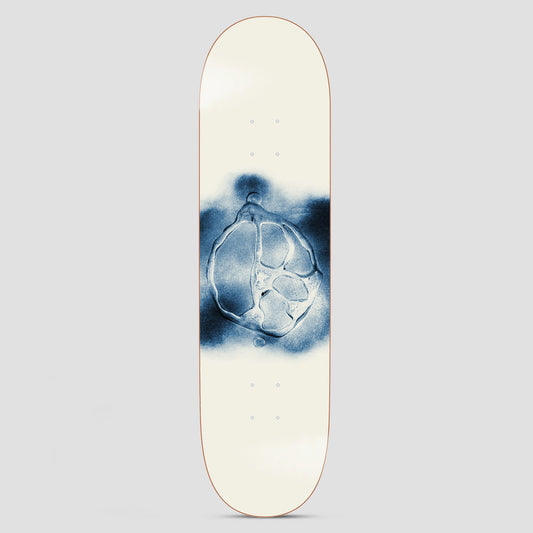 Polar 8.5 Team Stroke Logo Skateboard Deck Cream