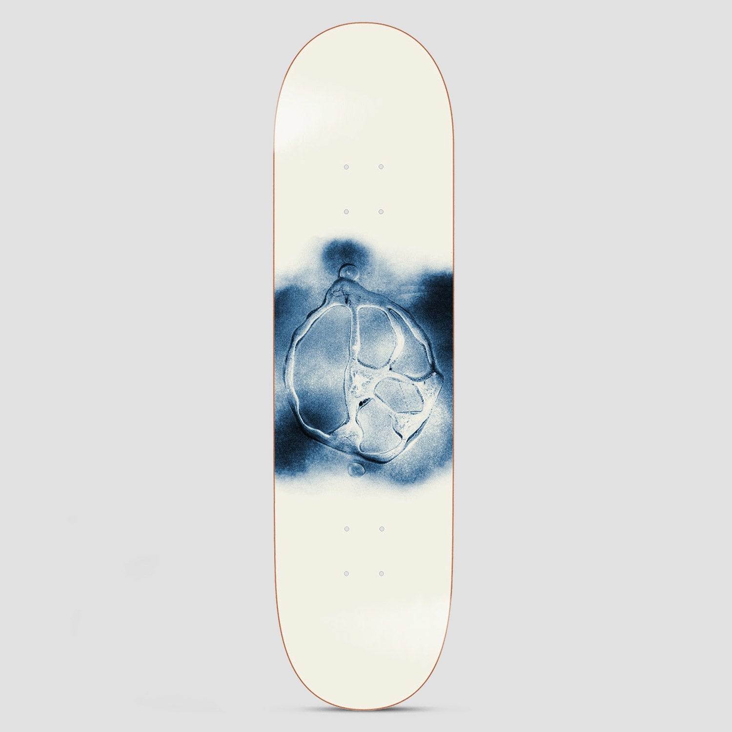 Polar 8.125 Team Stroke Logo Skateboard Deck Cream