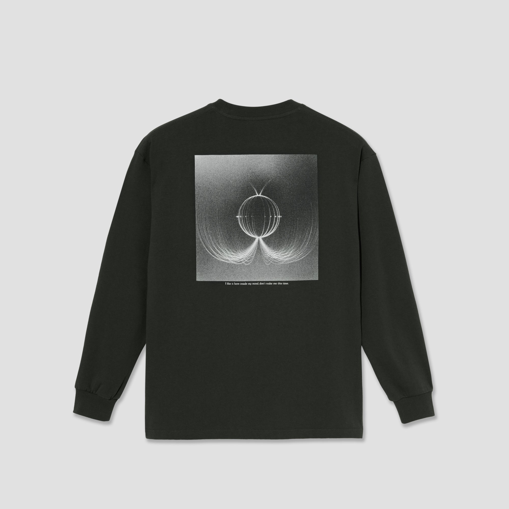 Polar Magnetic Field Longsleeve T-Shirt Dirty Black