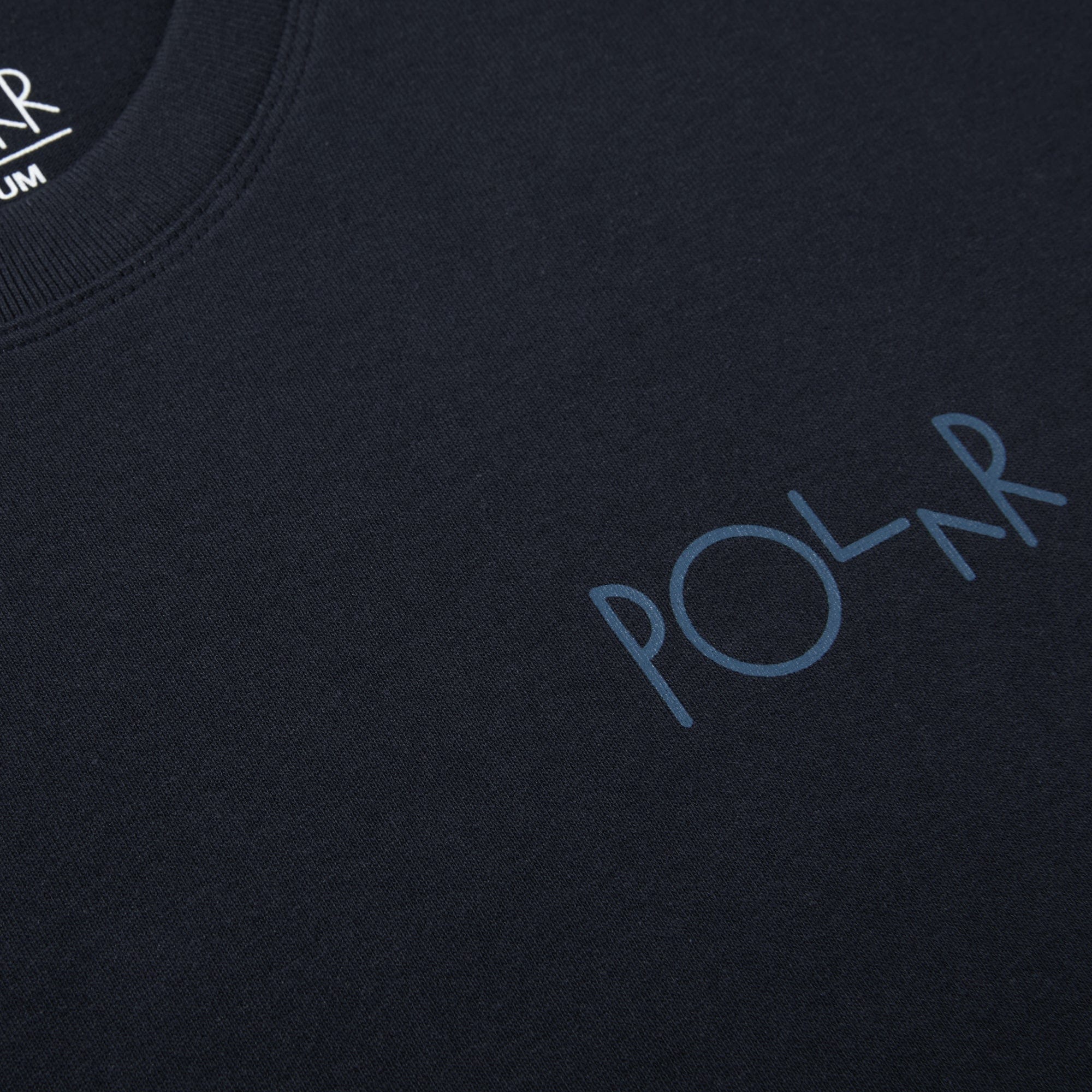 Polar Stroke Logo T-Shirt Navy Blue