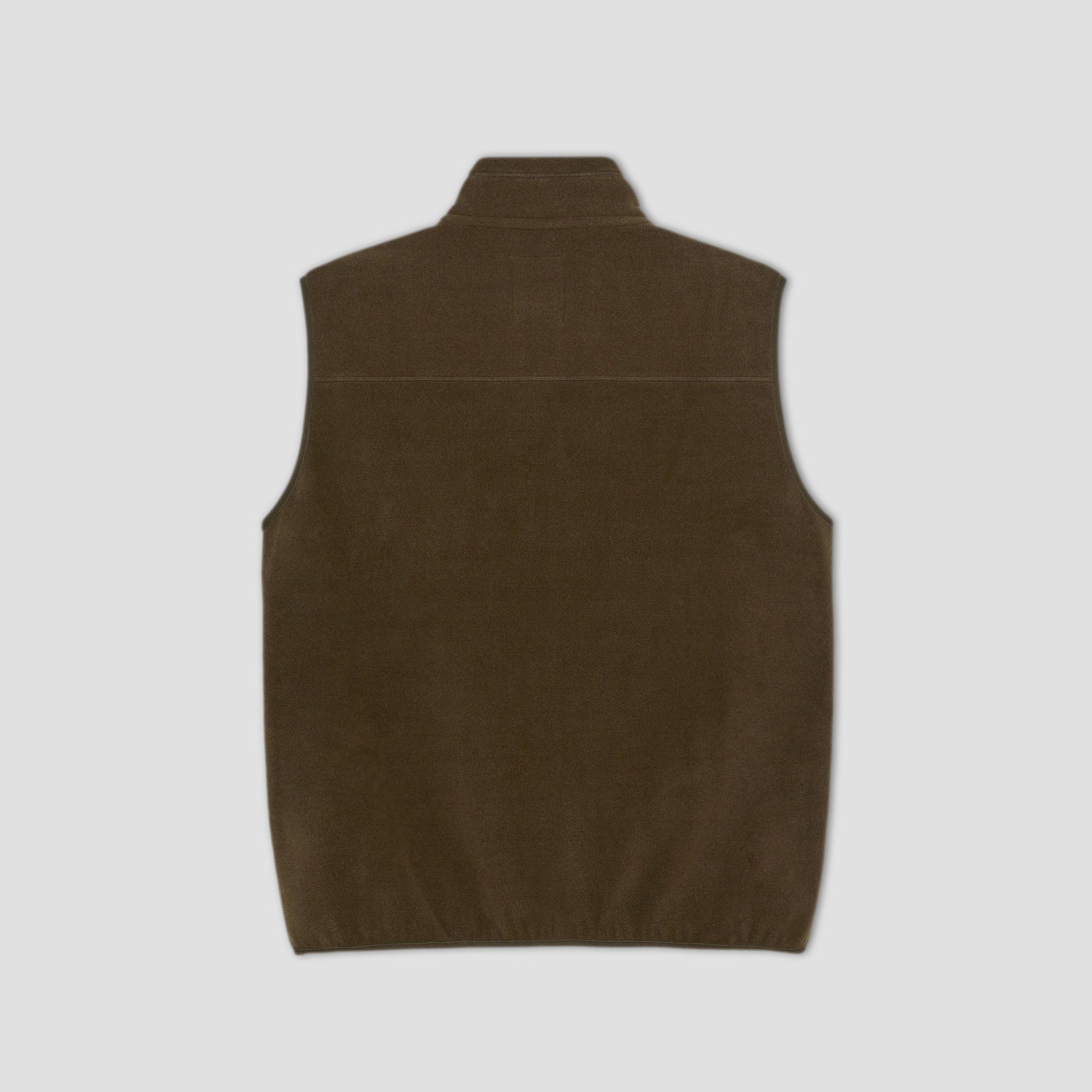 Polar Basic Fleece Vest Brown