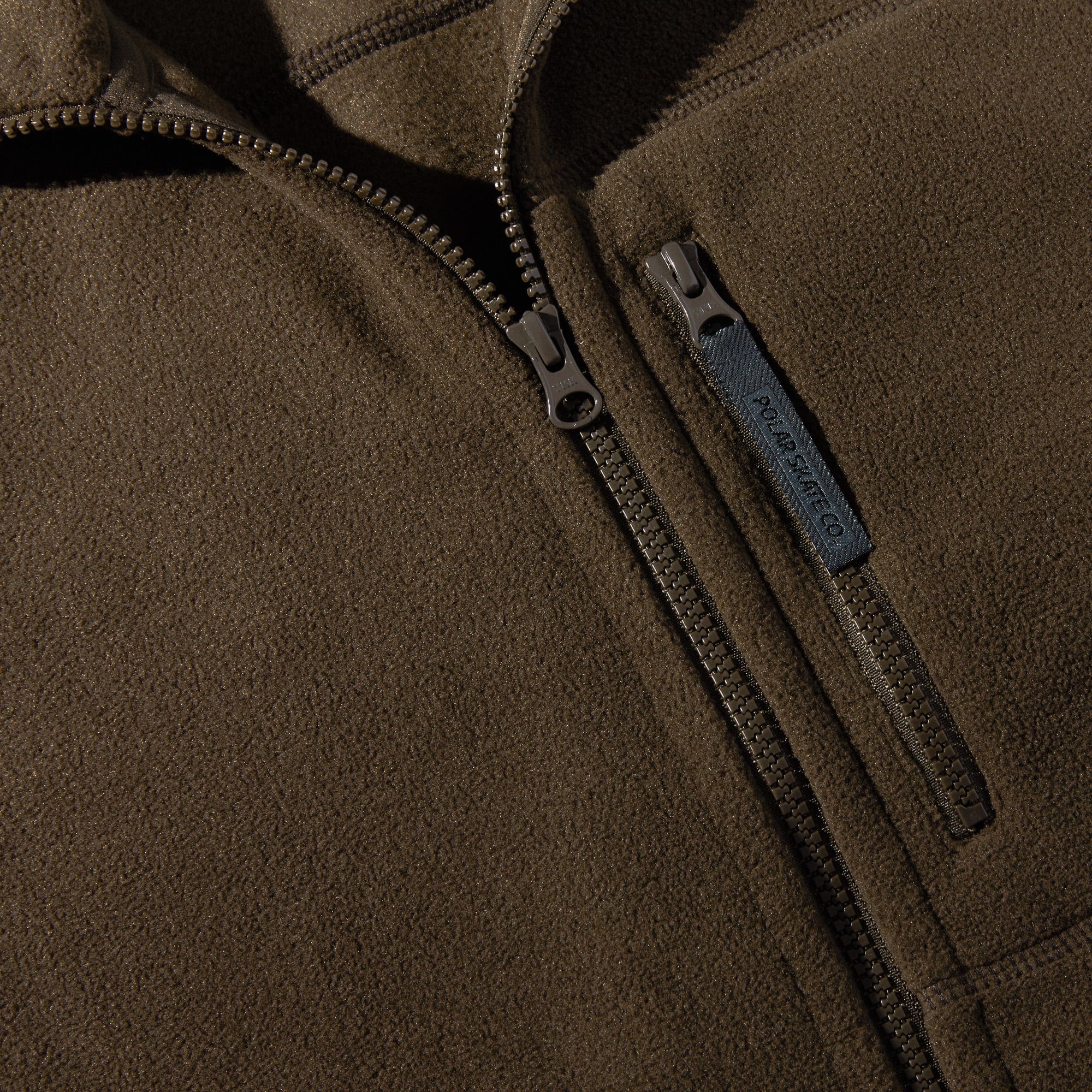 Polar Basic Fleece Vest Brown