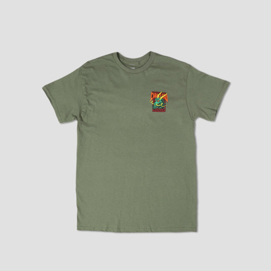Powell Peralta Caballero Street Dragon T-Shirt Military Green