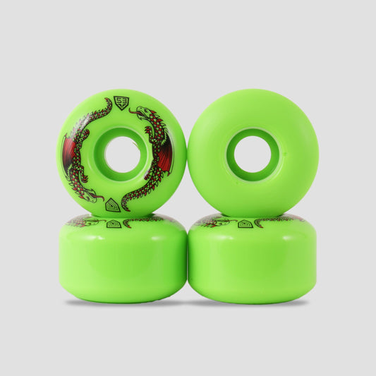Powell Peralta Dragon Formula Skateboard Wheels 53mm Green