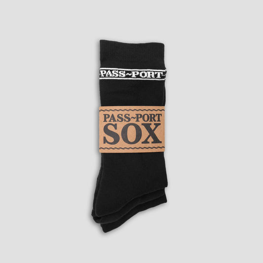 Passport Hi Sox 3 Pack Black