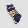 Load image into Gallery viewer, Passport Hi Sox 3 Pack Multi Navy / White / Grey
