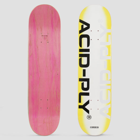 Quasi 8.0 Technology One Skateboard Deck Yellow