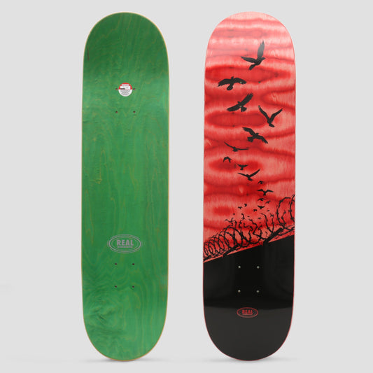 Real 8.06 Free Spectrum Skateboard Deck Red
