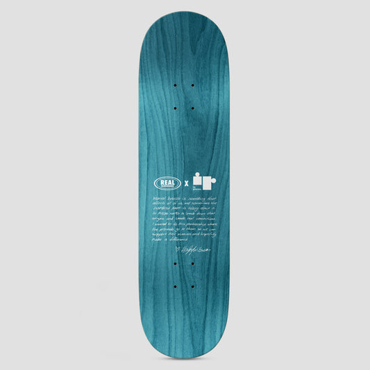 Real 8.25 Hayley Pieces True Fit Skateboard Deck Grey