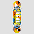 Load image into Gallery viewer, Real 7.3 Hatched Oval Mini Complete Skateboard
