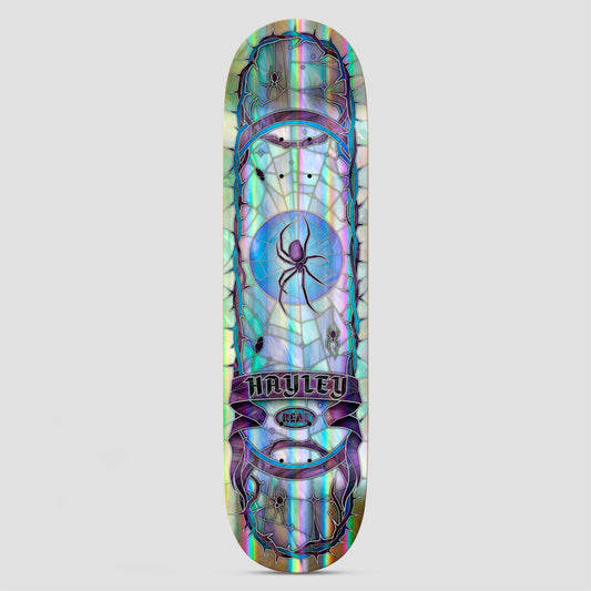 Real 8.25 Hayley Rainbow Holo Cathedral Skateboard Deck Multi