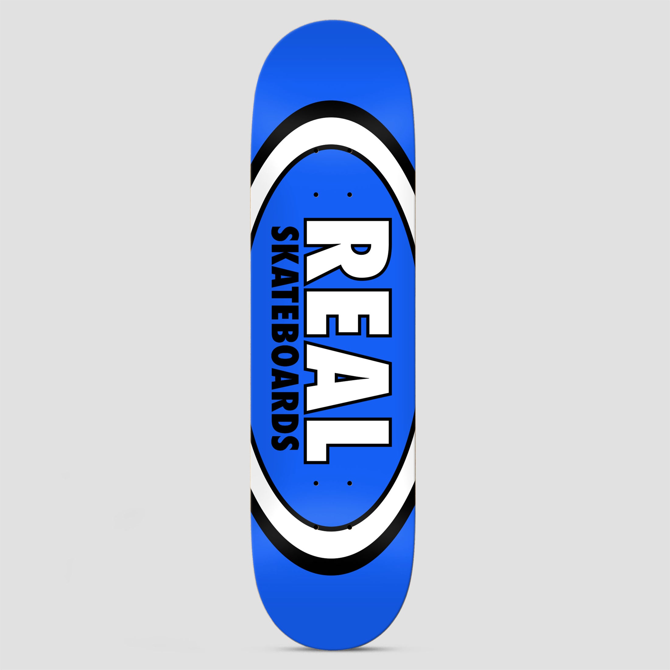 Real 8.5 Team Classic Oval Skateboard Deck Blue