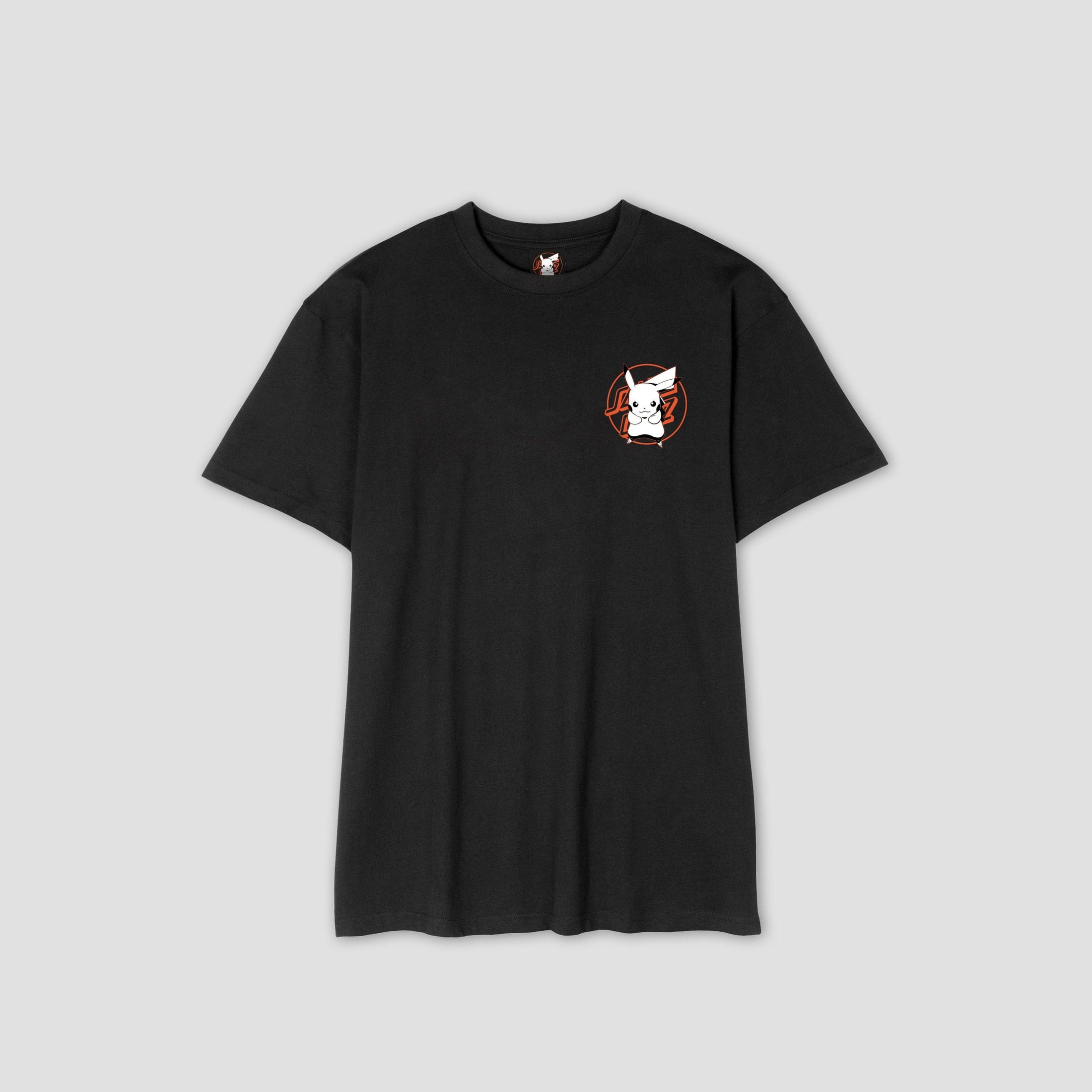 Santa Cruz X Pokemon Pikachu T-Shirt Black