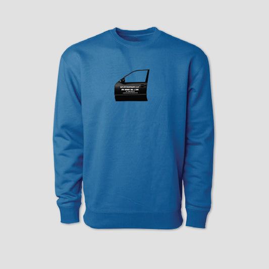 Sci-Fi Fantasy Car Door Crewneck Royal