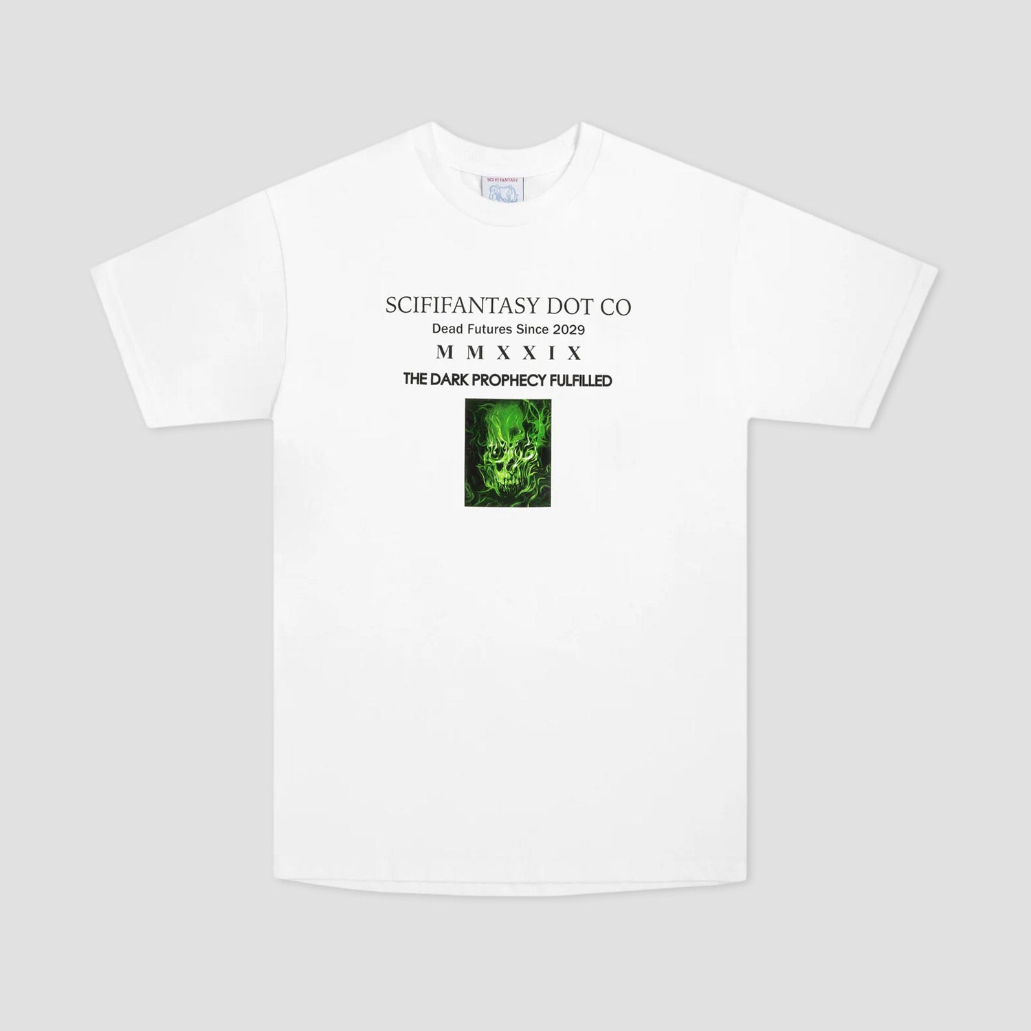 Sci-Fi Fantasy Dark Prophecy T-Shirt White