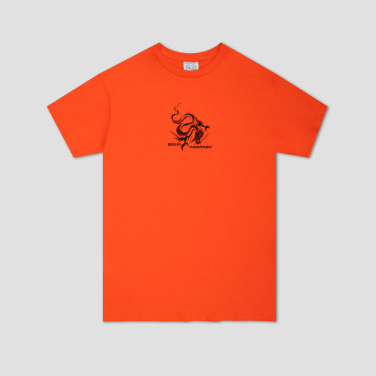 Sci-Fi Fantasy Dragon T-Shirt Orange