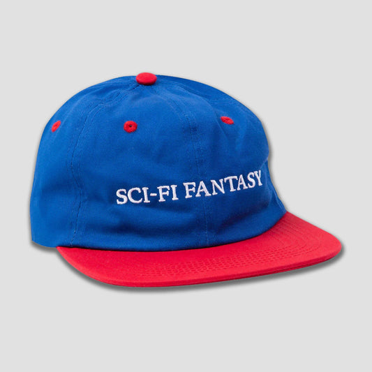 Sci-Fi Fantasy Flat Logo Cap Royal / Red