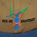 Load image into Gallery viewer, Sci-Fi Fantasy Humming Bird Cap Olive / Navy
