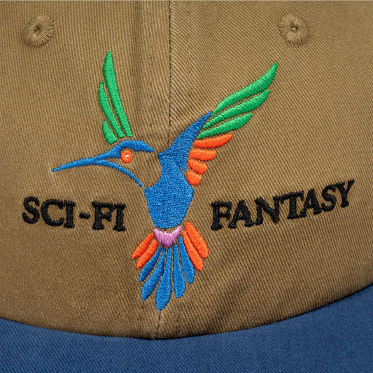 Sci-Fi Fantasy Humming Bird Cap Olive / Navy