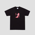 Load image into Gallery viewer, Sci-Fi Fantasy Red Shoe T-Shirt Black
