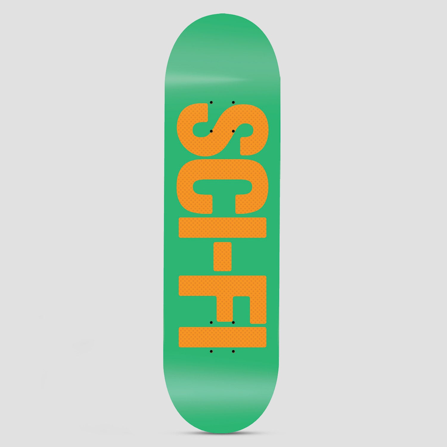 Sci-Fi Fantasy 8.25 High Gloss Big Logo Skateboard Deck Green