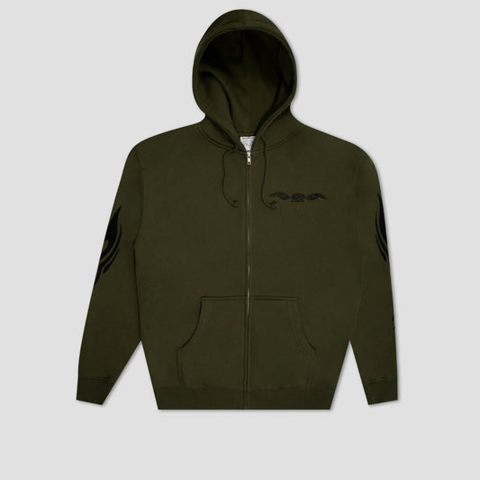 Sci-Fi Fantasy Origin Zip Hoodie Sage