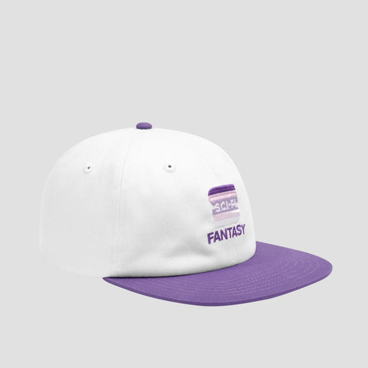 Sci-Fi Fantasy "S" Hat White/Purple
