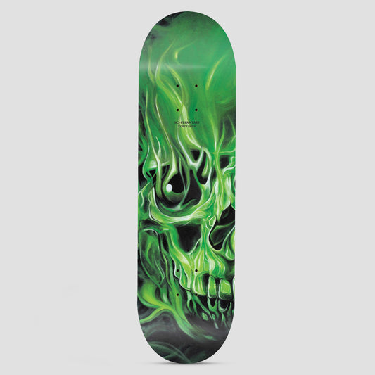 Sci-Fi Fantasy 8.25 Corey Glick Skulls Skateboard Deck Green