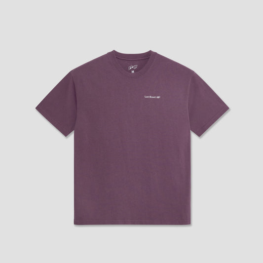 Last Resort AB Script T-Shirt Dirty Plum