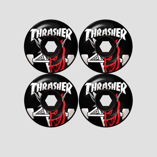 Spitfire x Thrasher 56mm Thrash & Burn 80Hd Classic Full Skateboard Wheels Black