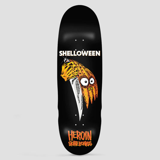 Heroin 9.625 Shelloween Skateboard Deck Black
