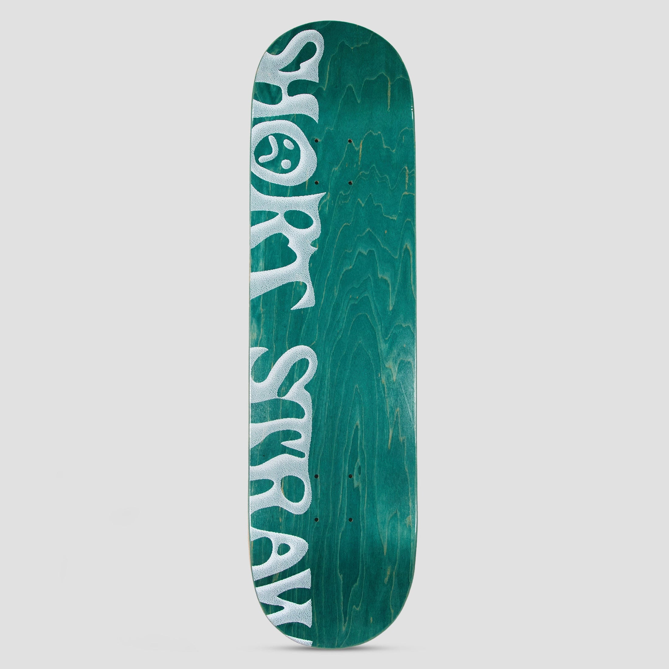 Short Straw 8.125 Fadeaway Logo Skateboard Deck Green