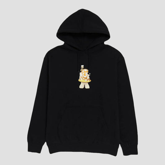 HUF Shroomery Hood Black