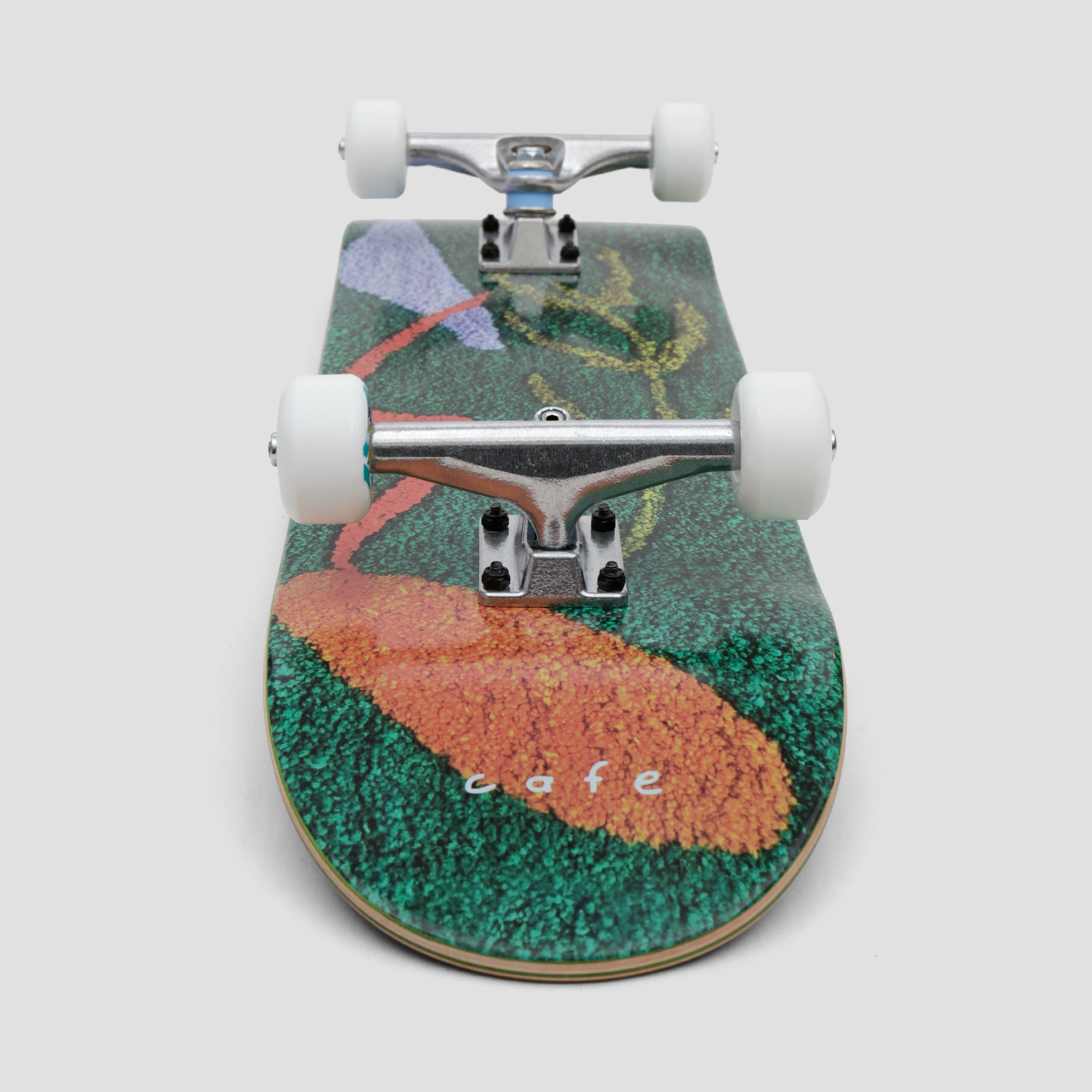 Skateboard Cafe 8.0 April Custom Complete Skateboard Dark Teal