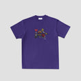 Load image into Gallery viewer, Skateboard Cafe "Cheers" T-Shirt Purple
