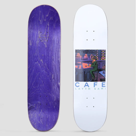 Skateboard Cafe 8.0 Barfly Skateboard Deck White