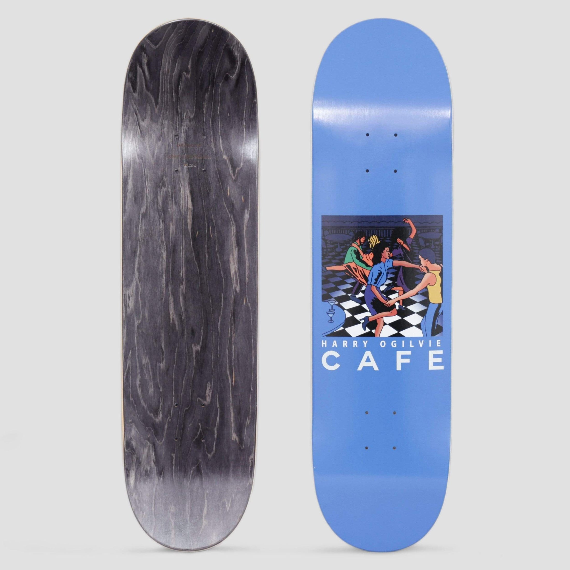 Skateboard Cafe 8.25 Harry Ogilvie Old Duke Skateboard Deck Blue