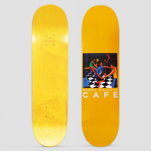 Skateboard Cafe 8.25 Harry Ogilvie Old Duke Skateboard Deck Yellow