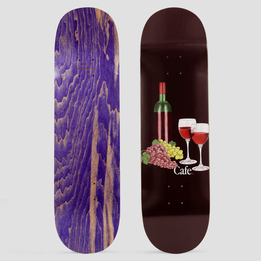 Skateboard Cafe 8.38 Vino C2 Shape Skateboard Deck Burgundy