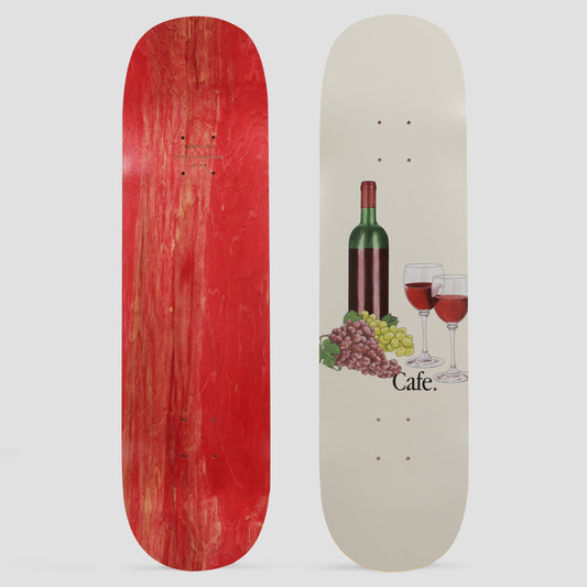 Skateboard Cafe 8.5 Vino C2 Shape Skateboard Deck Cream